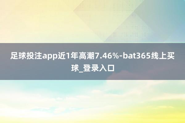 足球投注app近1年高潮7.46%-bat365线上买球_登录入口
