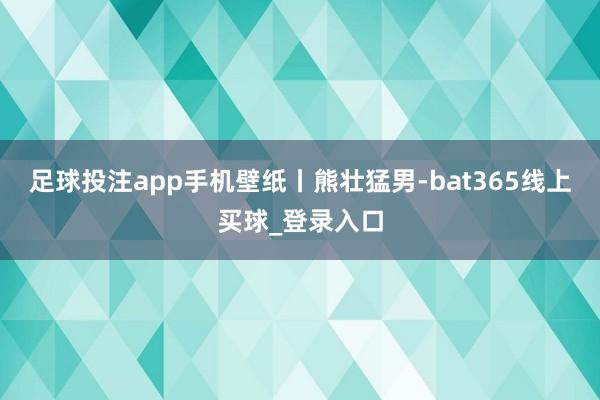 足球投注app手机壁纸丨熊壮猛男-bat365线上买球_登录入口